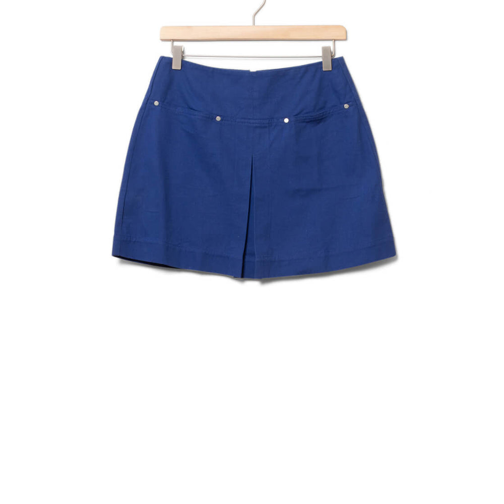 Thinking Mu W Skirt Mabel blue indigo