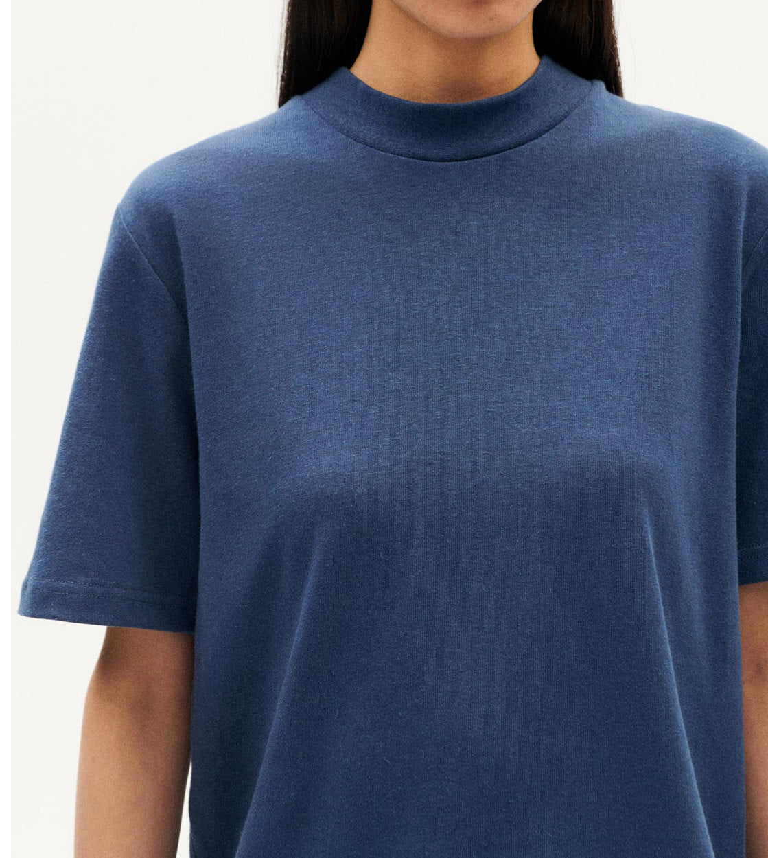 Thinking Mu W T-Shirt Aidin Hemp blue dark heritage