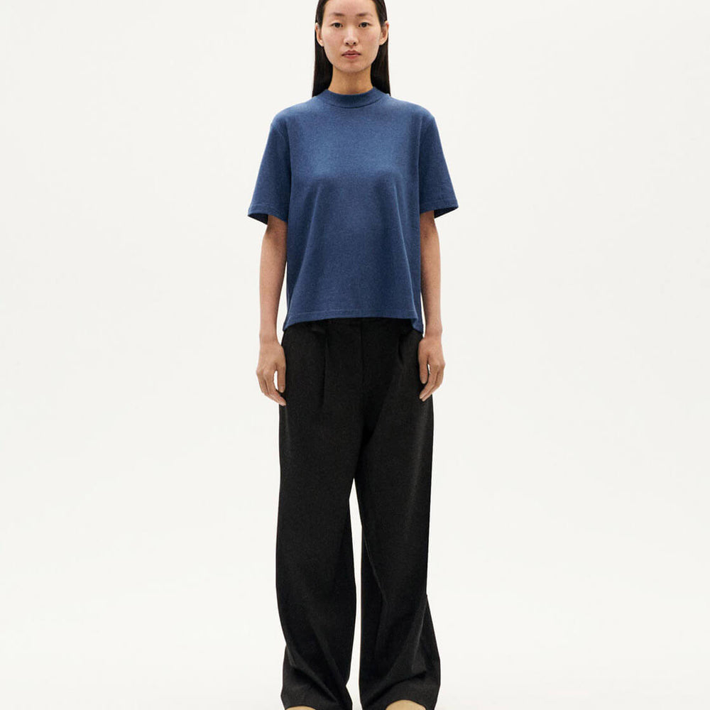 
                      
                        Thinking Mu W T-Shirt Aidin Hemp blue dark heritage
                      
                    