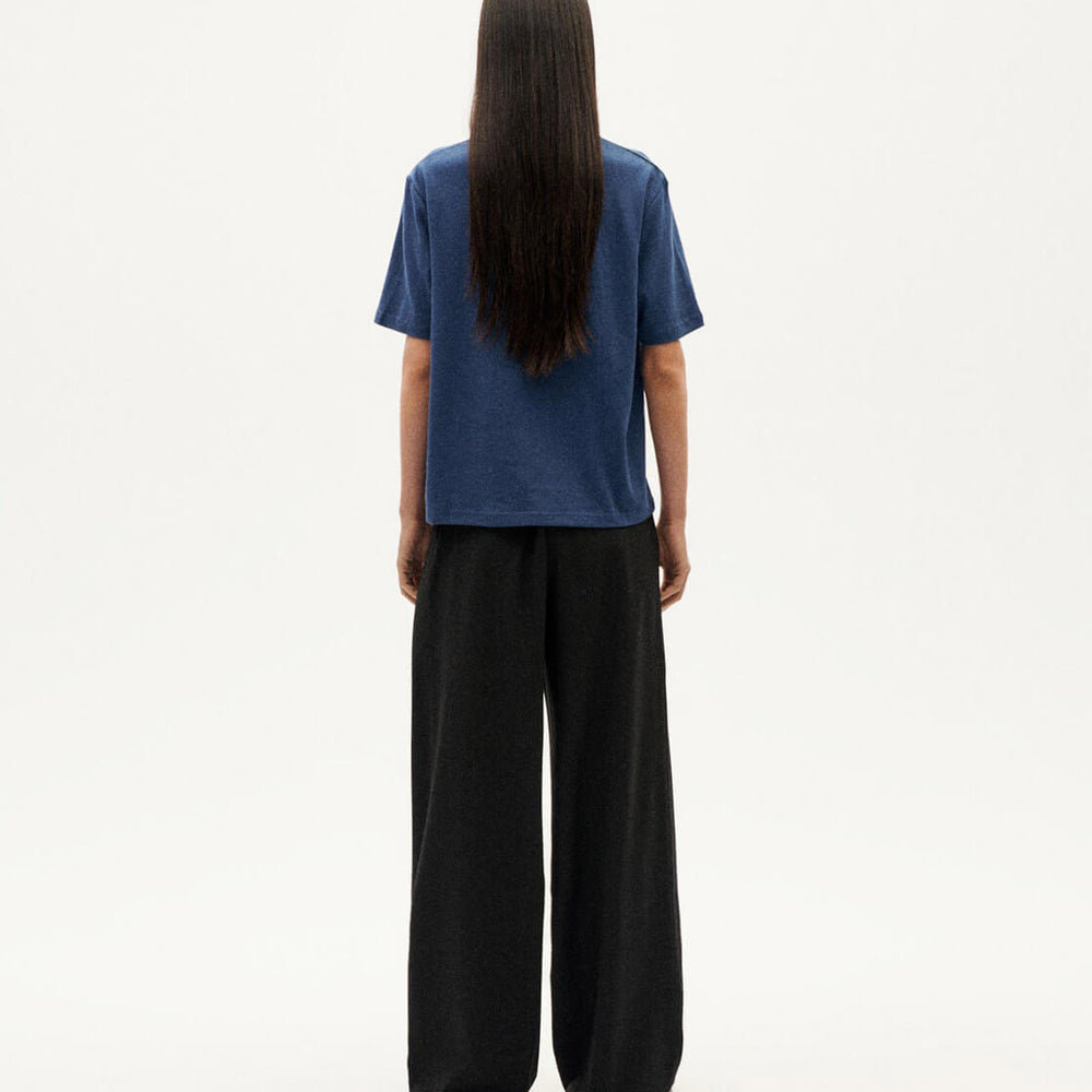 
                      
                        Thinking Mu W T-Shirt Aidin Hemp blue dark heritage
                      
                    