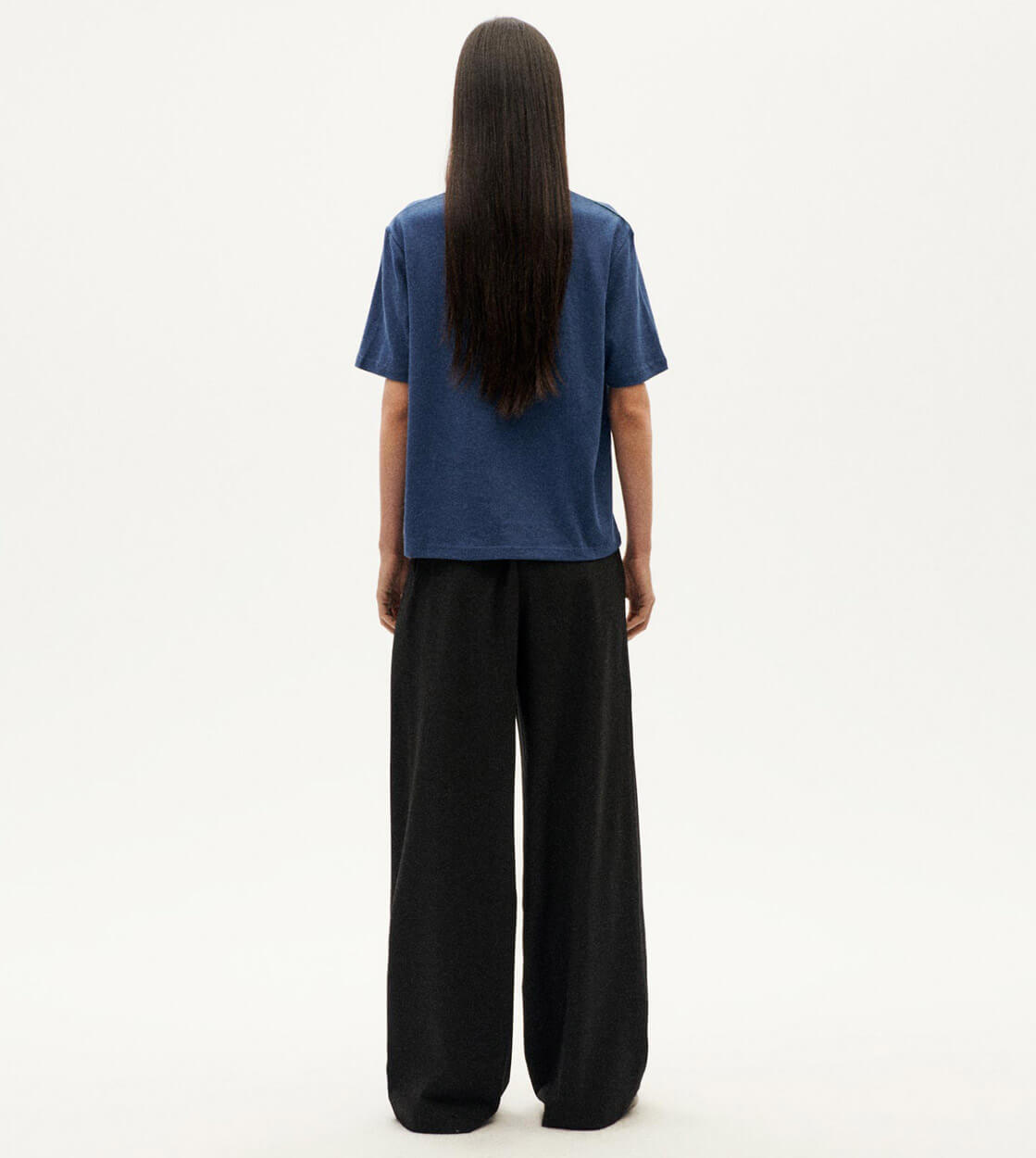 Thinking Mu W T-Shirt Aidin Hemp blue dark heritage