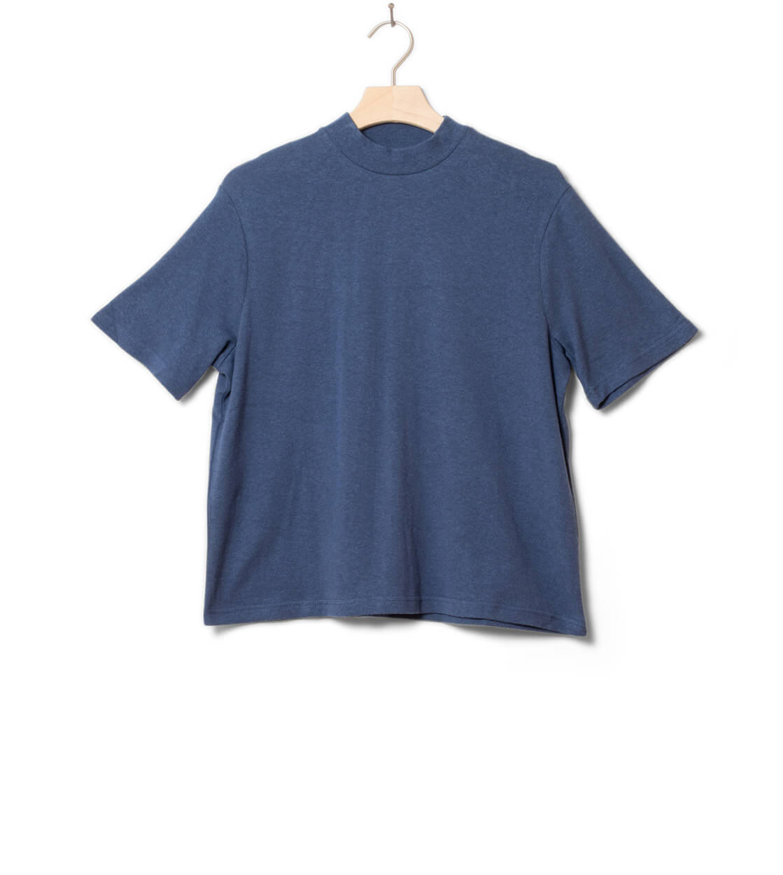 Thinking Mu W T-Shirt Aidin Hemp blue dark heritage