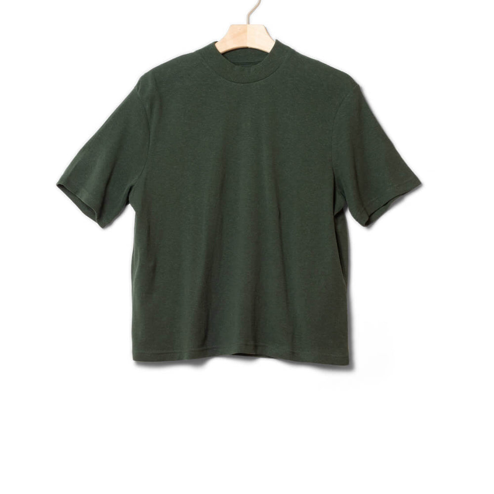 Thinking Mu W T-Shirt Aidin Hemp green bottle