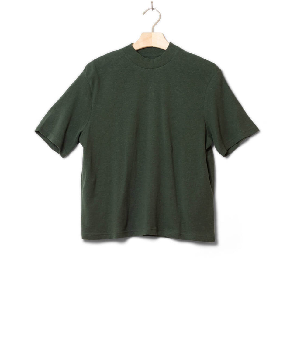 Thinking Mu W T-Shirt Aidin Hemp green bottle