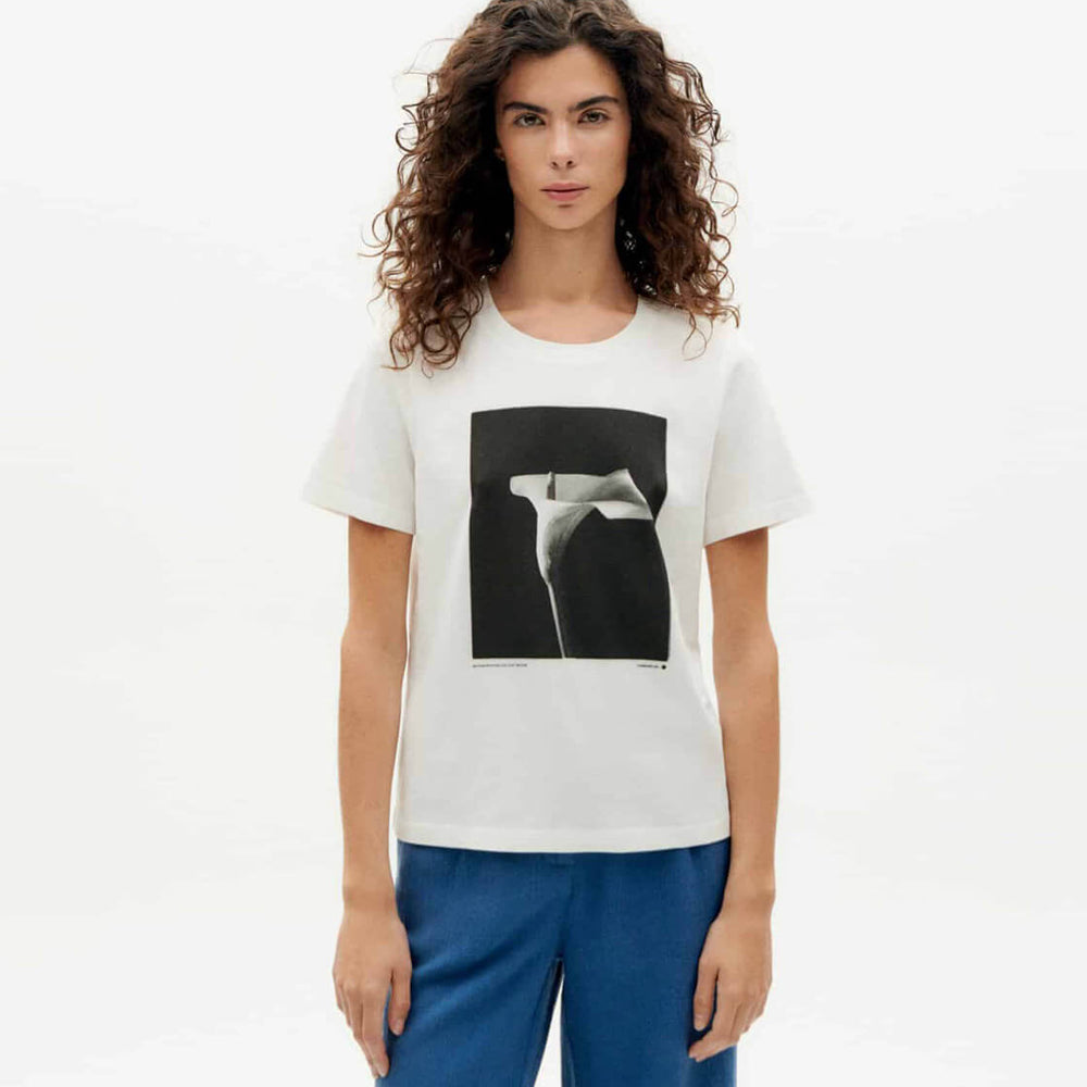 Thinking Mu W T-Shirt Ida Lily white snow