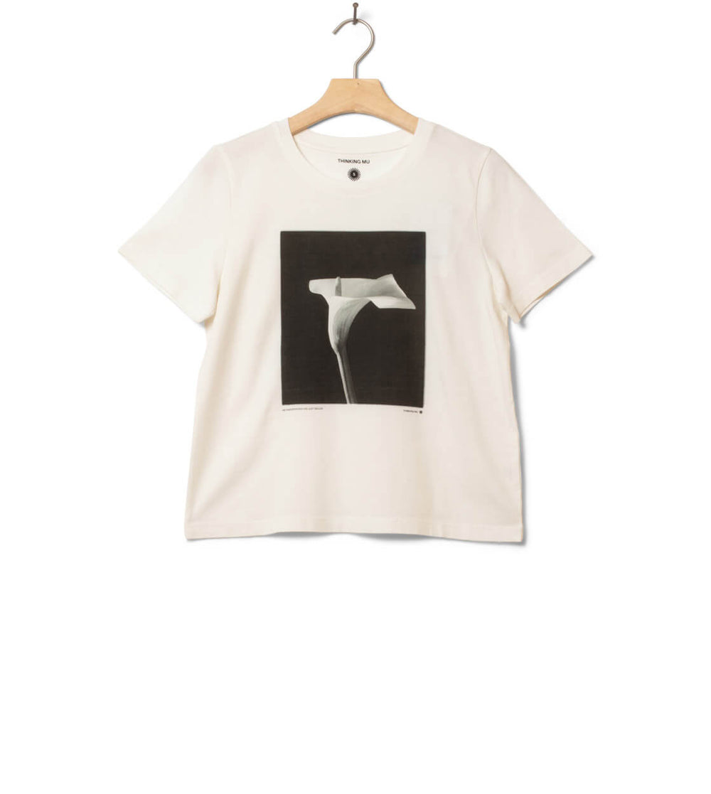 Thinking Mu W T-Shirt Ida Lily white snow