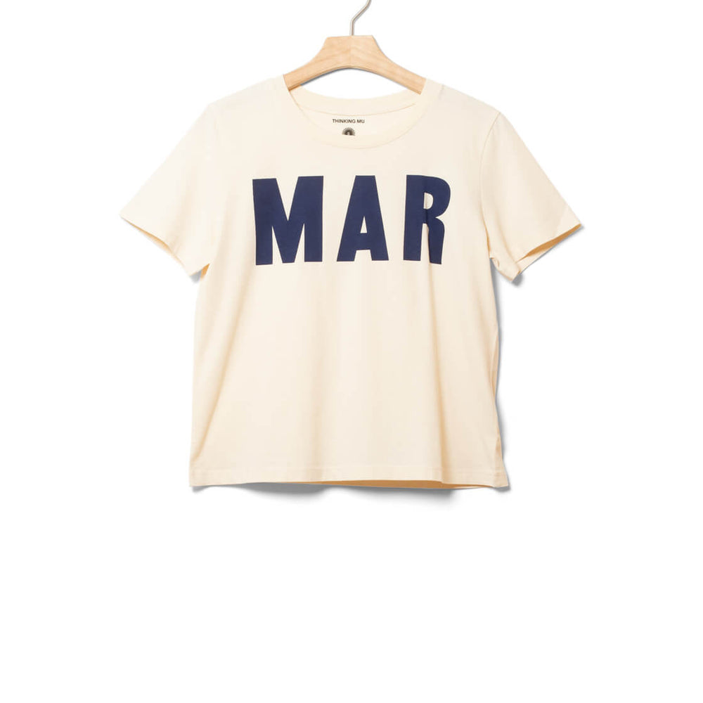 Thinking Mu W T-Shirt Ida Mar beige