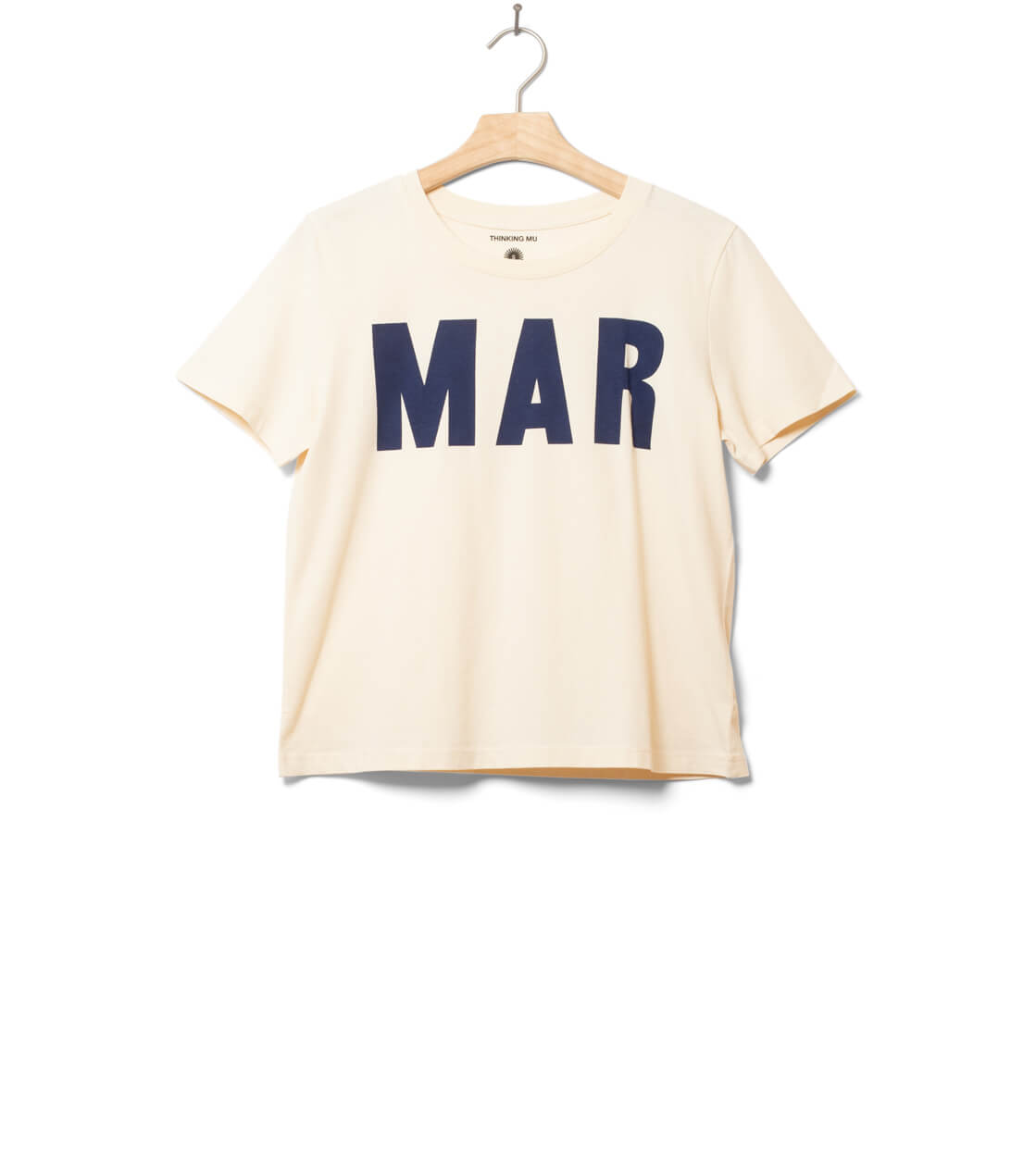 Thinking Mu W T-Shirt Ida Mar beige