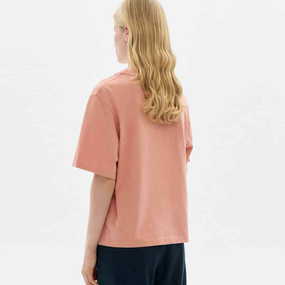 
                      
                        Thinking Mu W T-Shirt Lucia pink flower rope
                      
                    