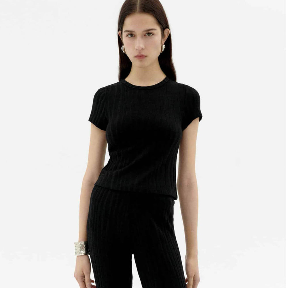 Thinking Mu W T-Shirt Rue black