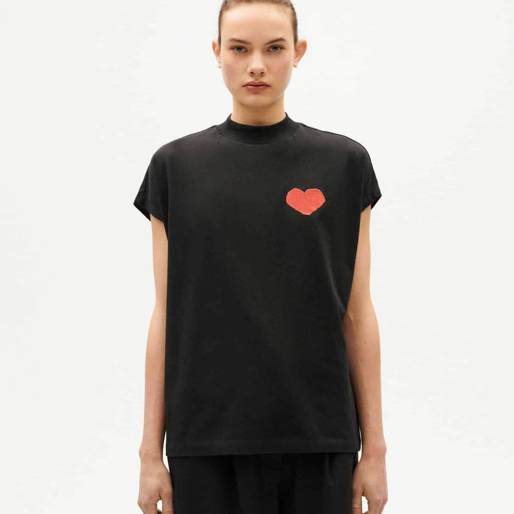 Thinking Mu W T-Shirt Volta Heart black