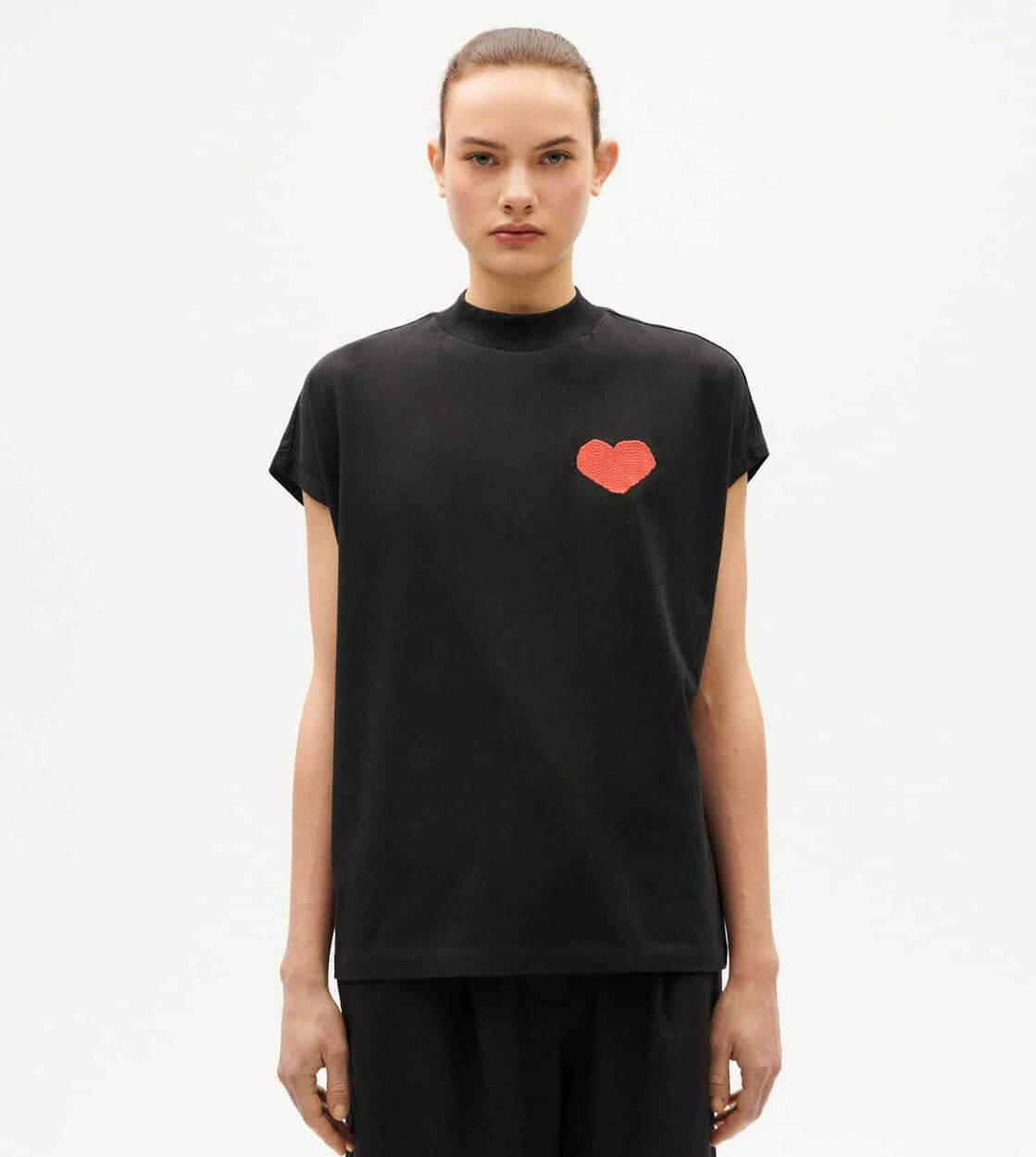 Thinking Mu W T-Shirt Volta Heart black