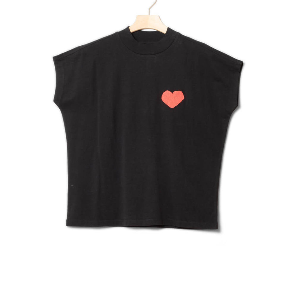 Thinking Mu W T-Shirt Volta Heart black