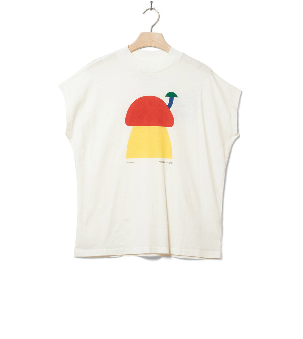 Thinking Mu W T-Shirt Volta white funghi