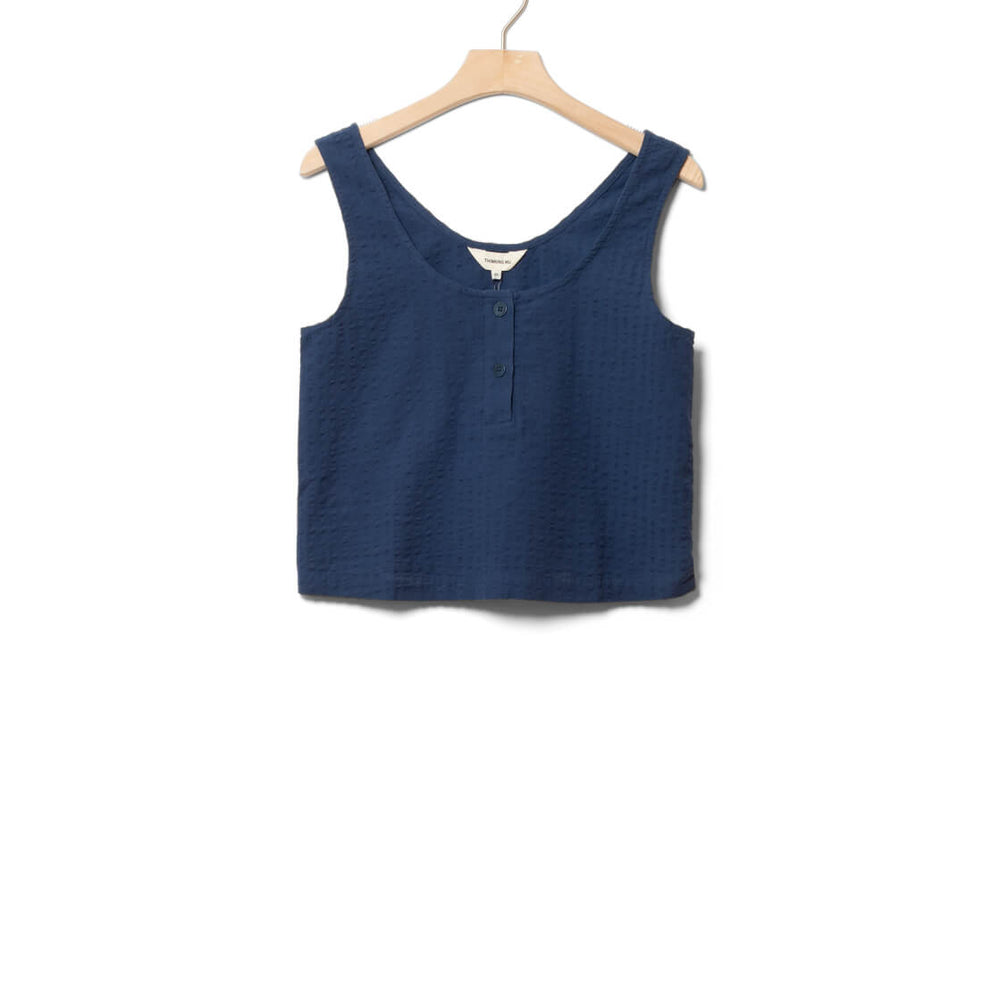 Thinking Mu W Top Justine blue cobalt