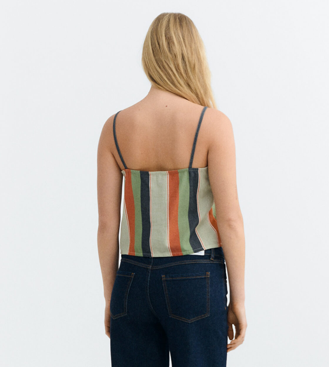 Thinking Mu W Top Raida multicolor quick stripes