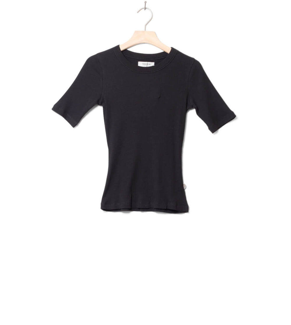 Thinking Mu W Top Rib black dakota