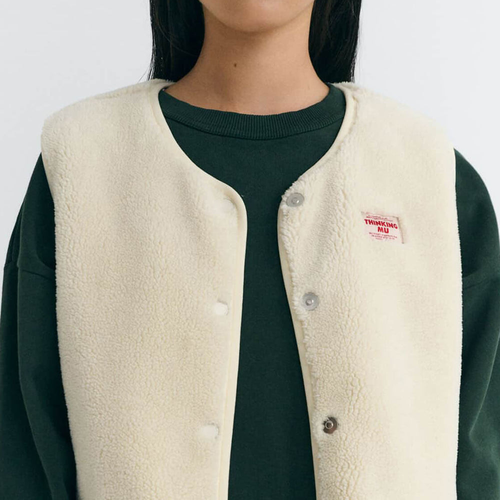 
                      
                        Thinking Mu W Vest Jay II beige ivory
                      
                    