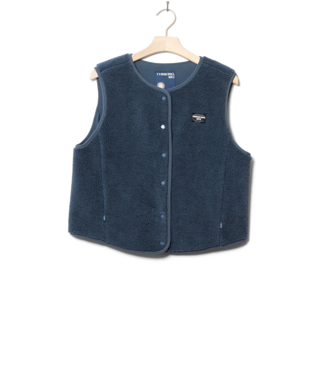 Thinking Mu W Vest Jay II blue fuzz