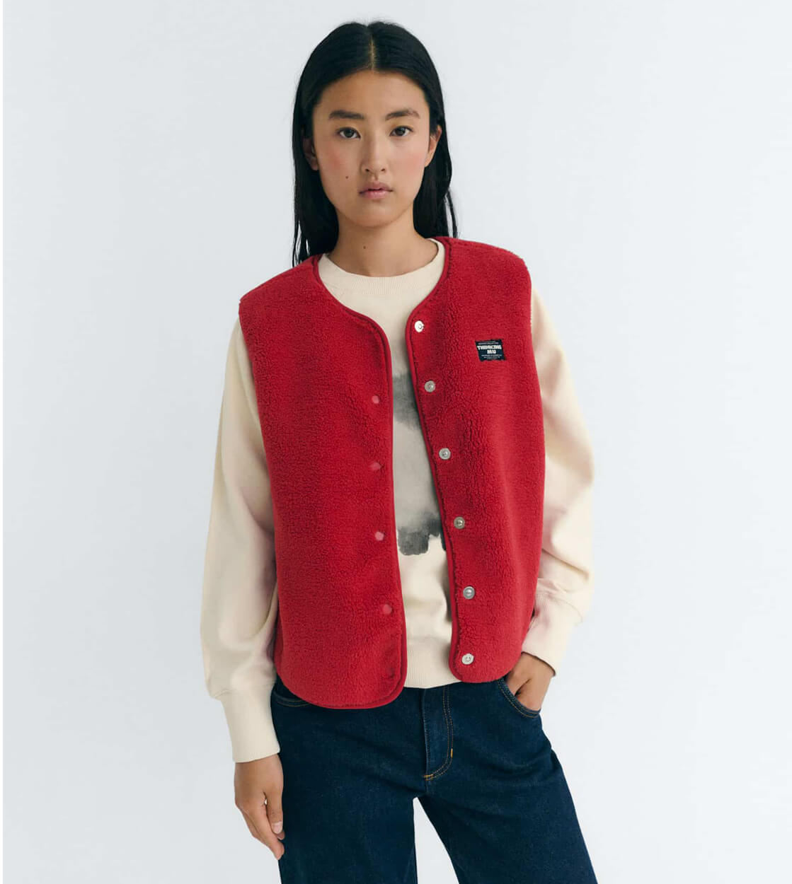 Thinking Mu W Vest Jay II red
