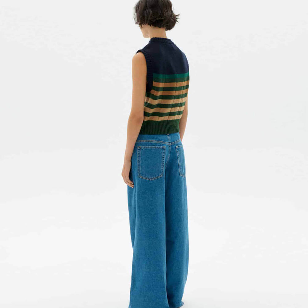 
                      
                        Thinking Mu W Vest Sherry Knitted multicolor green
                      
                    