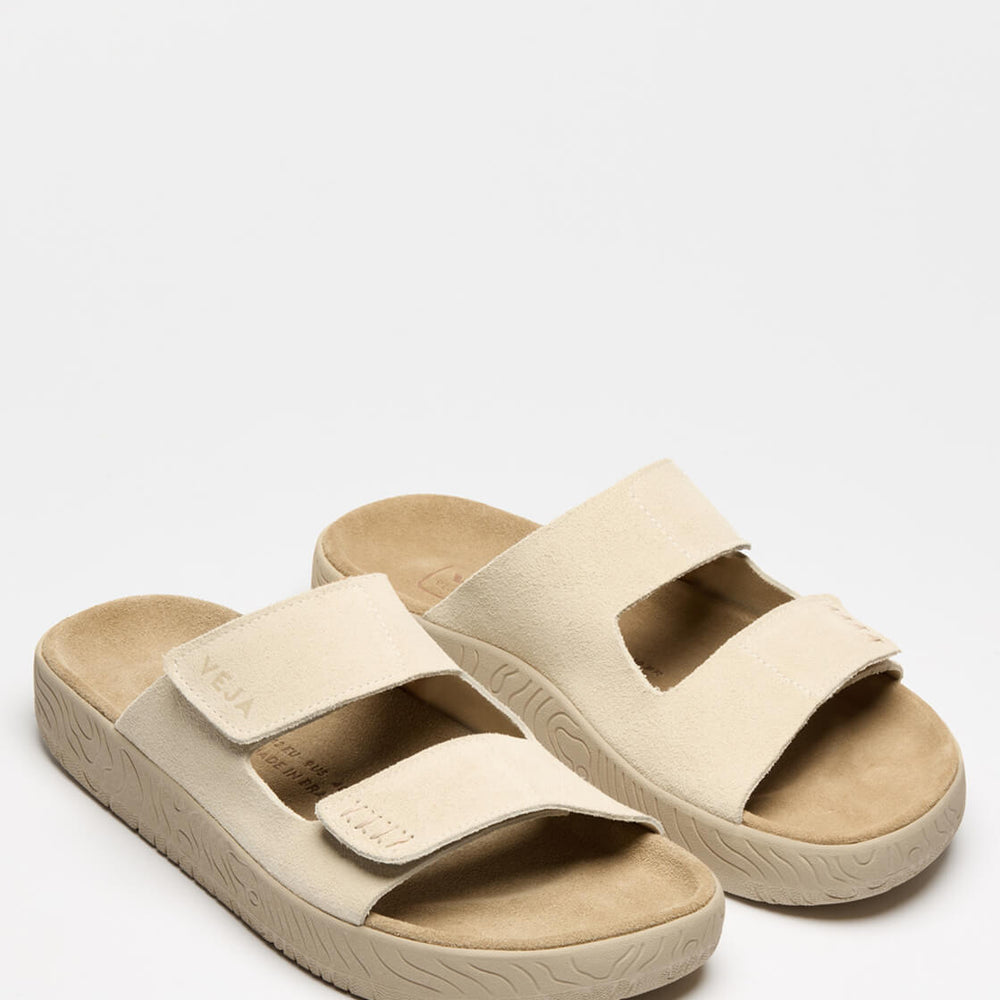 Veja Sandals Etna Suede Soft beige pierre almond
