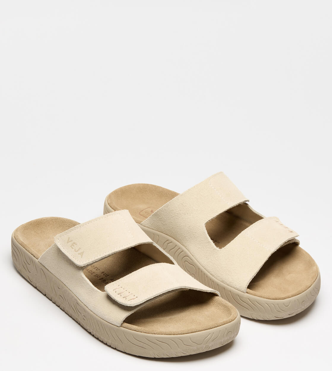 Veja Sandals Etna Suede Soft beige pierre almond