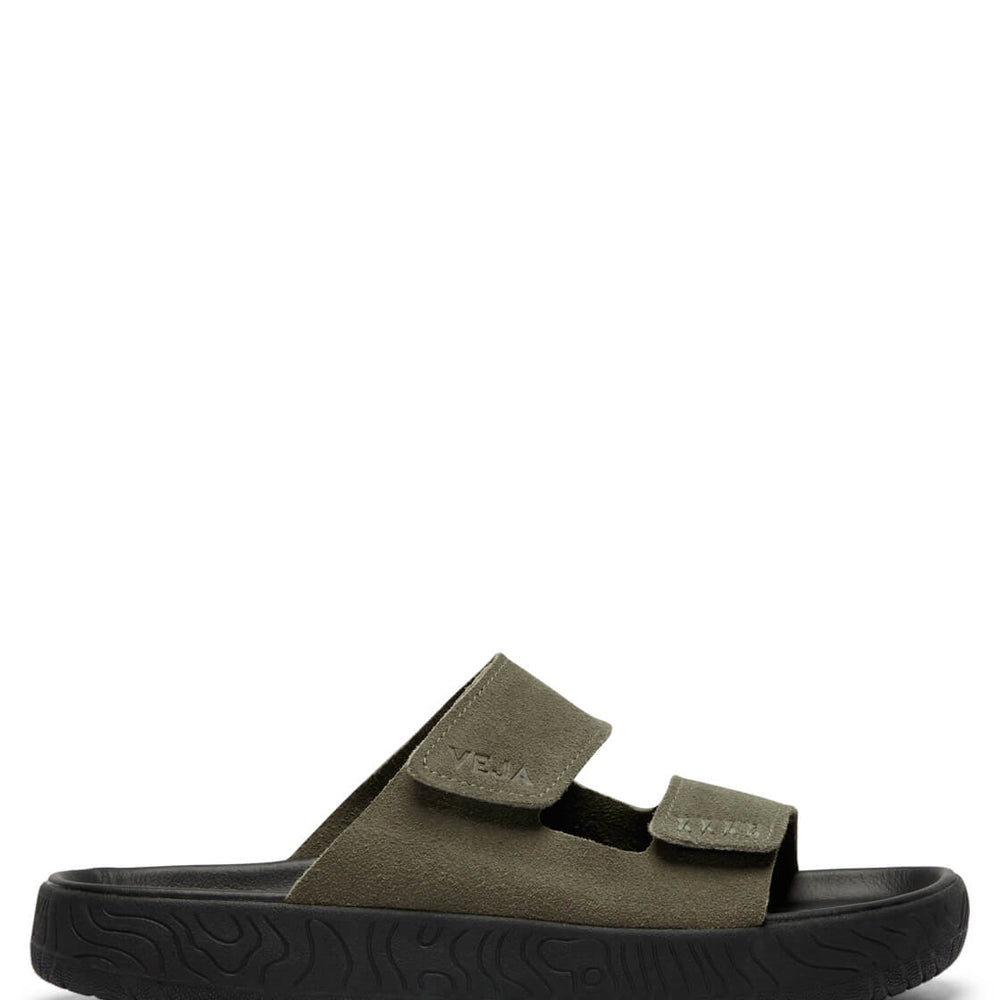 Veja Sandals Etna Suede Soft green kaki black