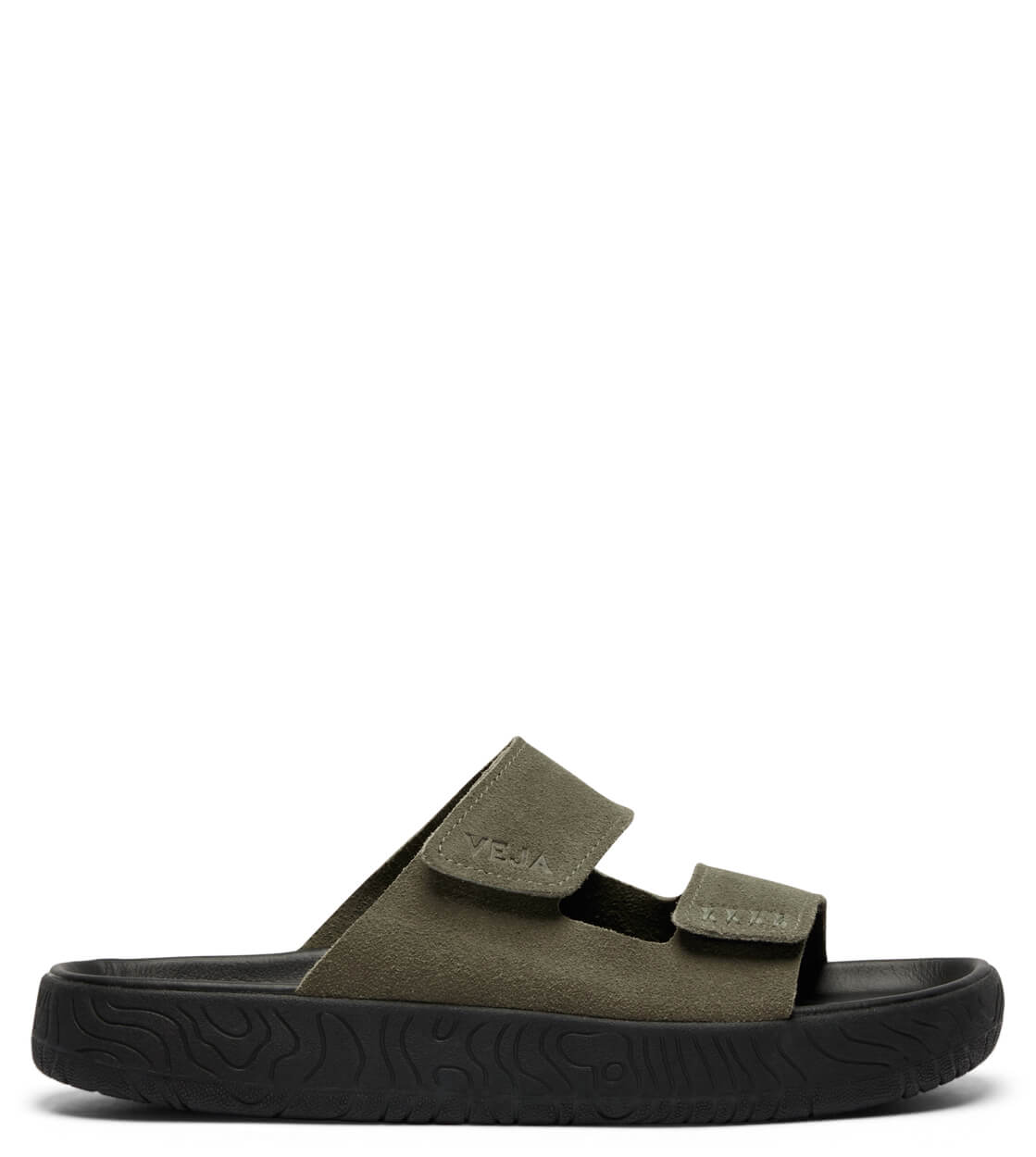 Veja Sandals Etna Suede Soft green kaki black