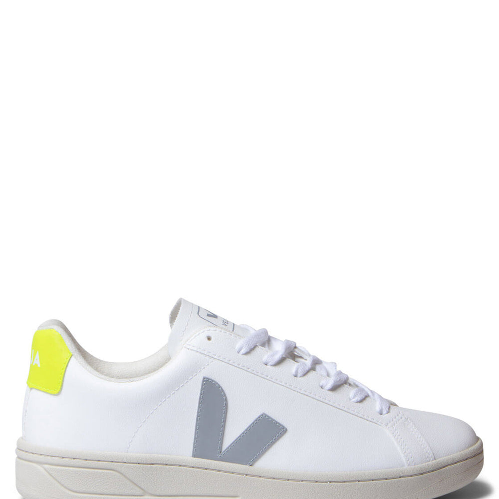 Veja Shoes Urca Vegan C.W.L white oxford grey jaune fluo