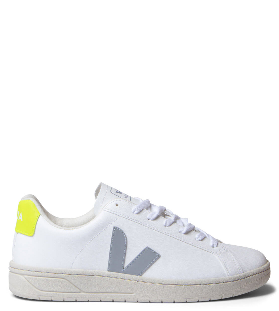 Veja Shoes Urca Vegan C.W.L white oxford grey jaune fluo