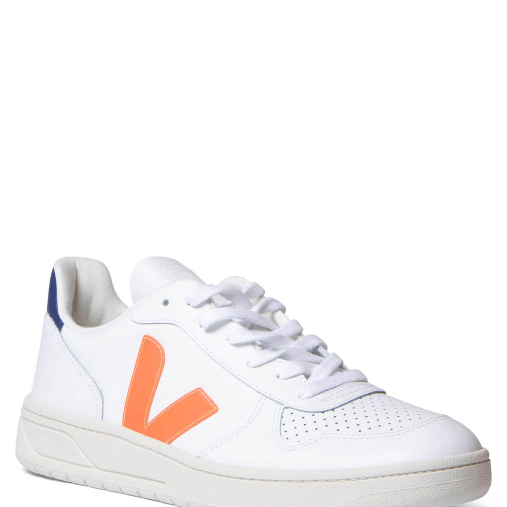 
                      
                        Veja Shoes V-10 Leather white orange fluo cobalt
                      
                    