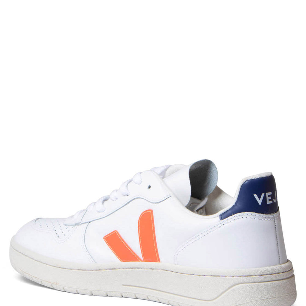 
                      
                        Veja Shoes V-10 Leather white orange fluo cobalt
                      
                    