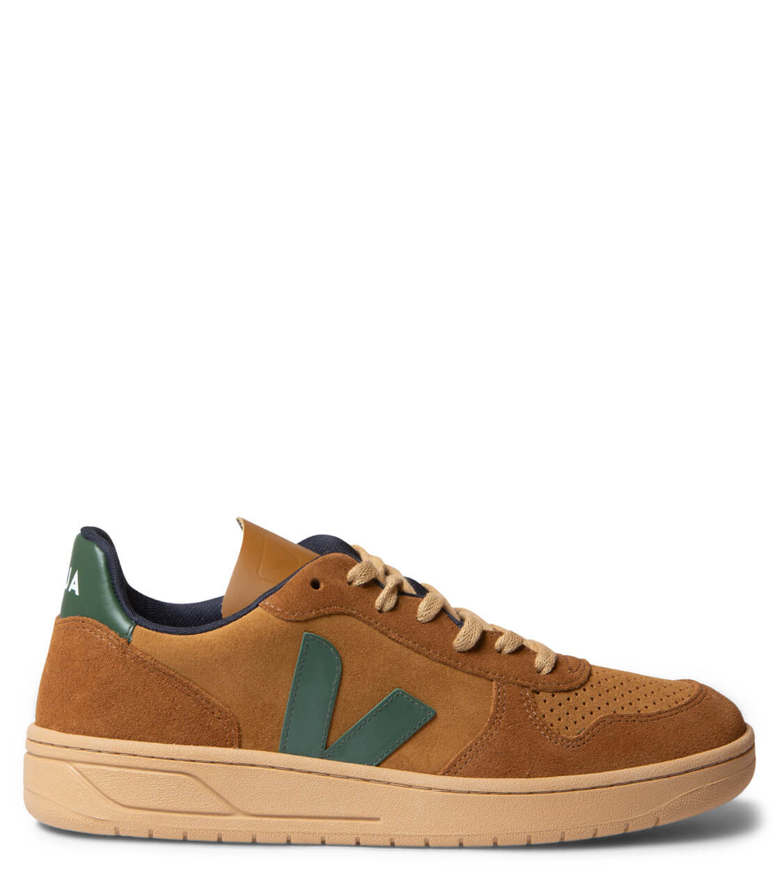 Veja Shoes V-10 Suede brown camel cyprus multico