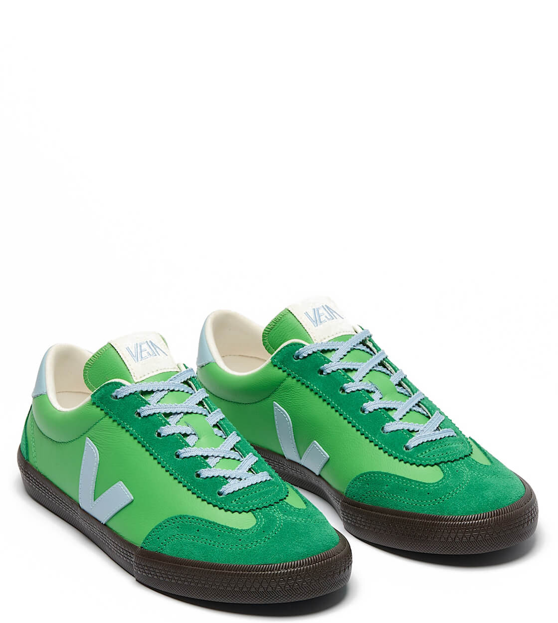 Veja Shoes Volley O.T. Leather green leaf steel eagle