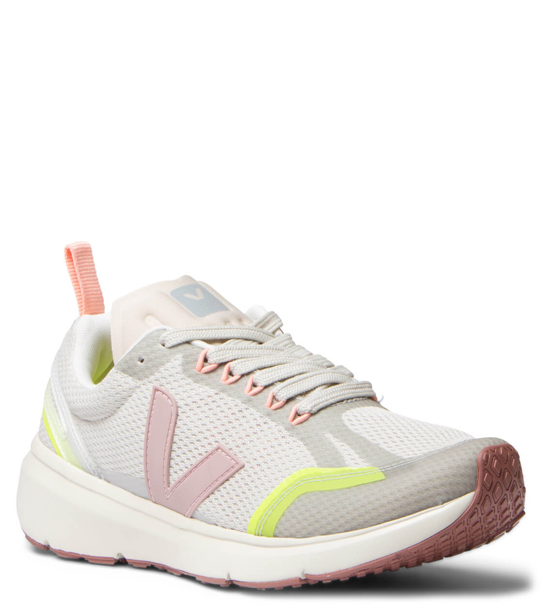 Veja W Shoes Condor Alveomesh grey natural babe jaune fluo