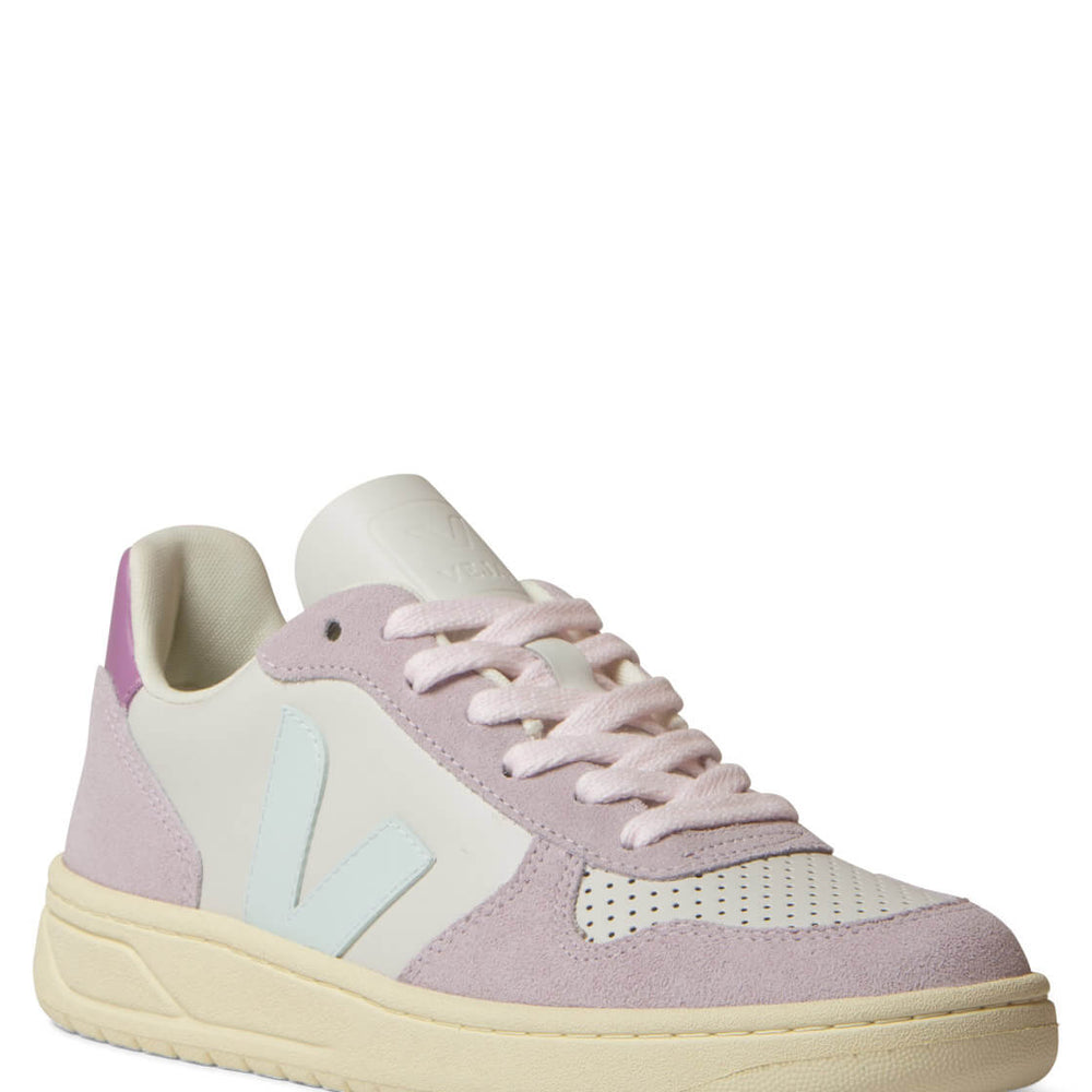 Veja W Shoes V-10 Leather purple gravel menthol parme