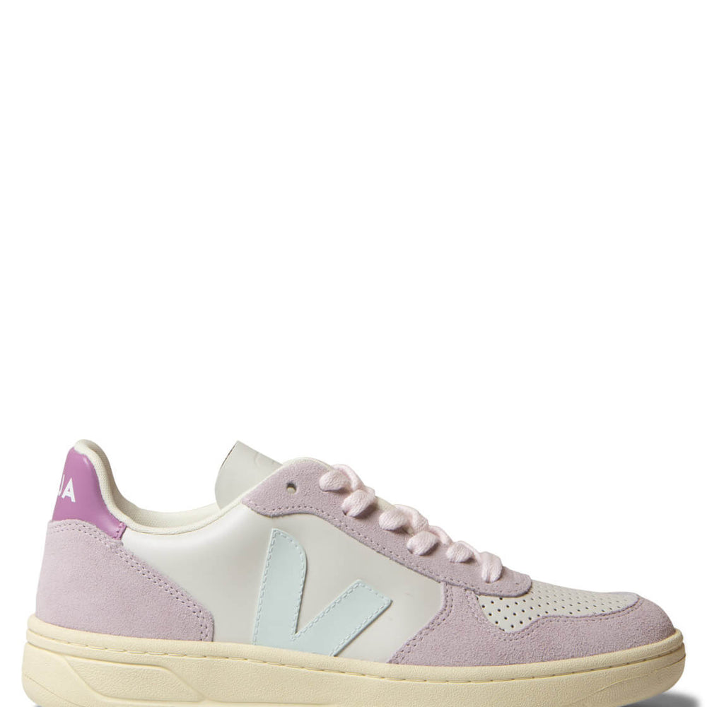 Veja W Shoes V-10 Leather purple gravel menthol parme