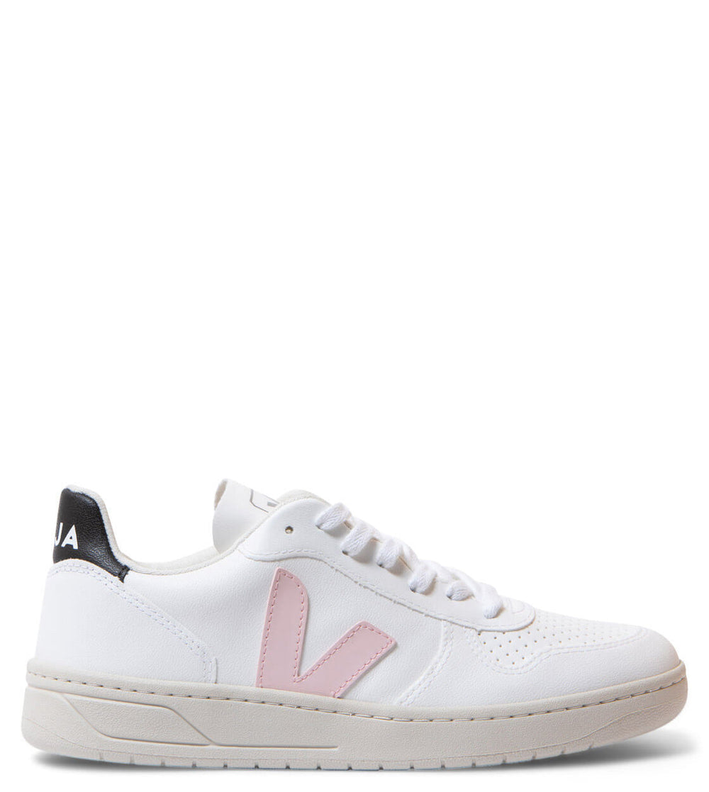 Veja W Shoes V-10 Vegan C.W.L white petale black