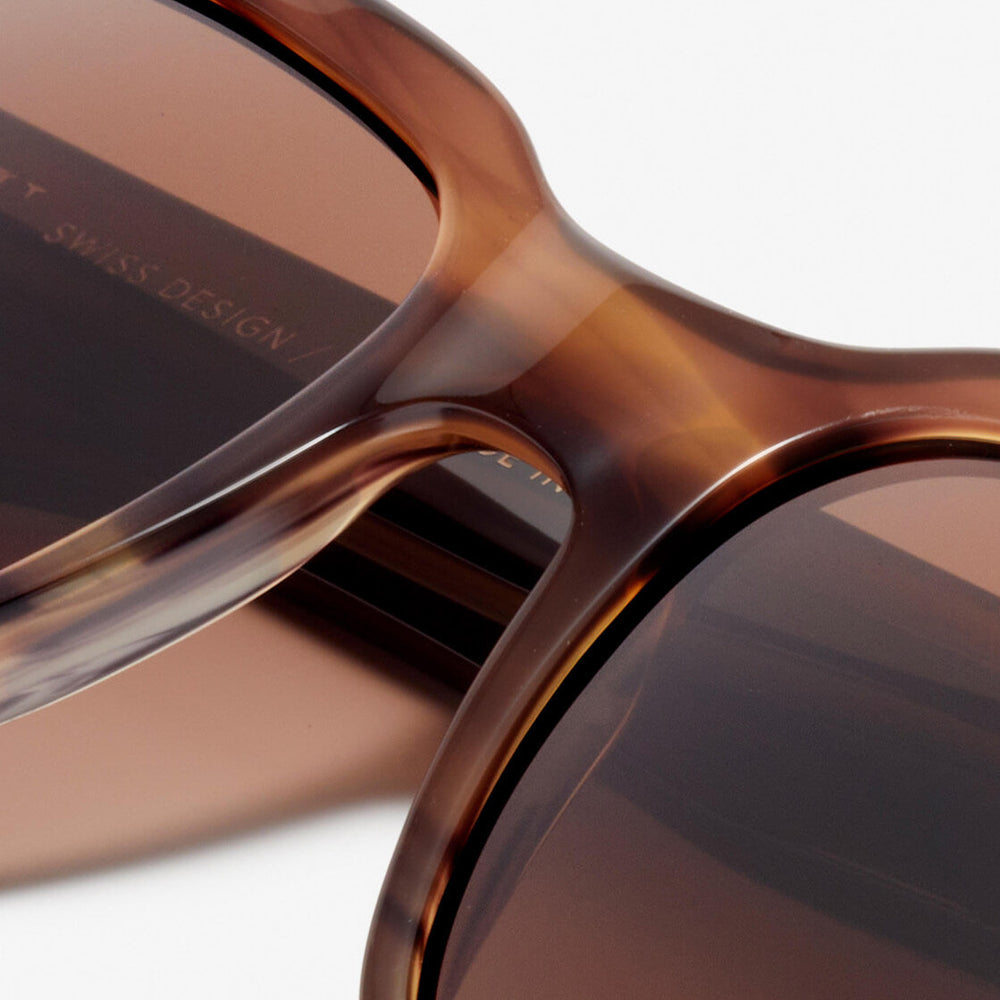 Viu Sunglasses Beast II Acetate Renew horn brown matt