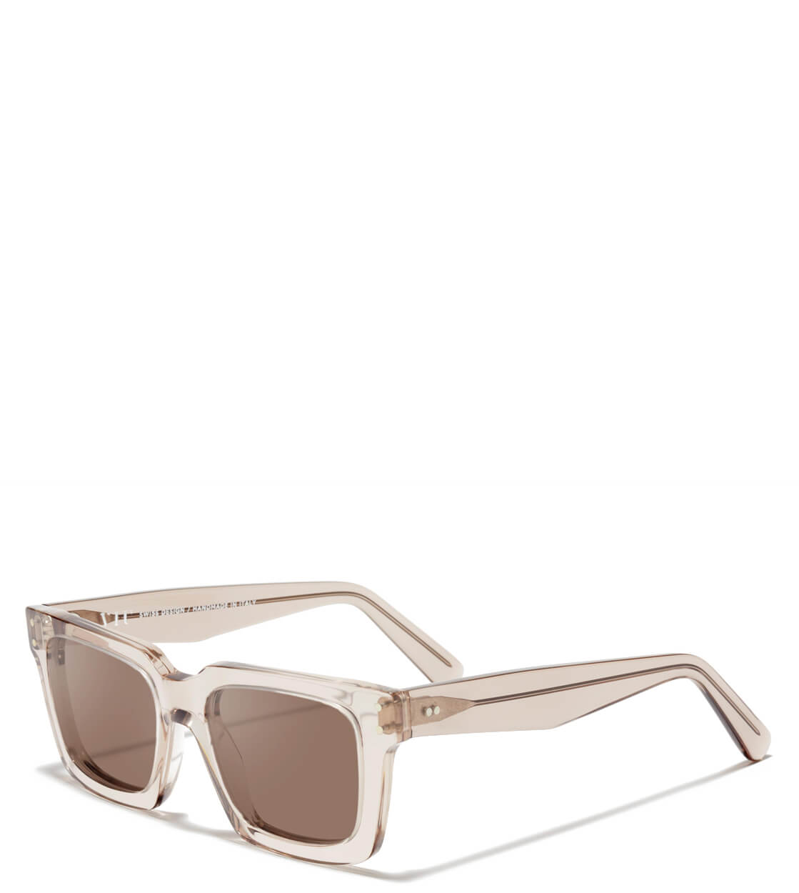 Viu Sunglasses Gambler Acetate Renew pale brown shiny