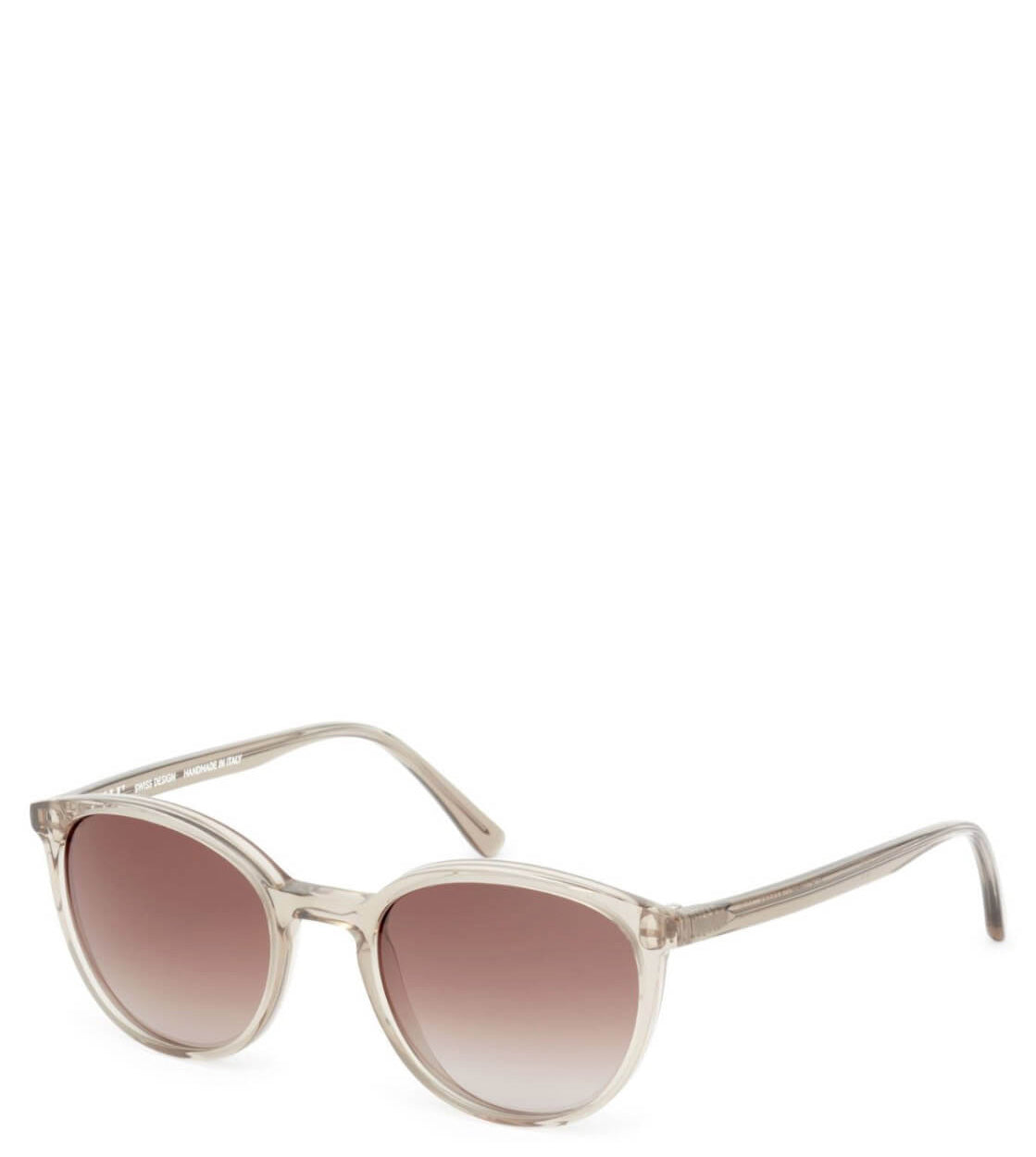 Viu Sunglasses Kitten stone grey clear shiny