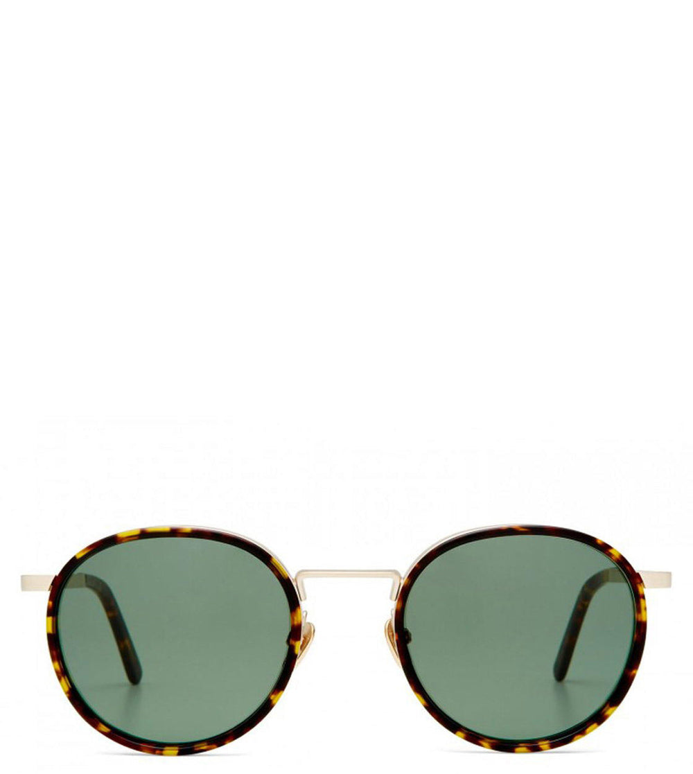 Viu Sunglasses Voyager Ti/Ac star gold/dunkles havanna grün