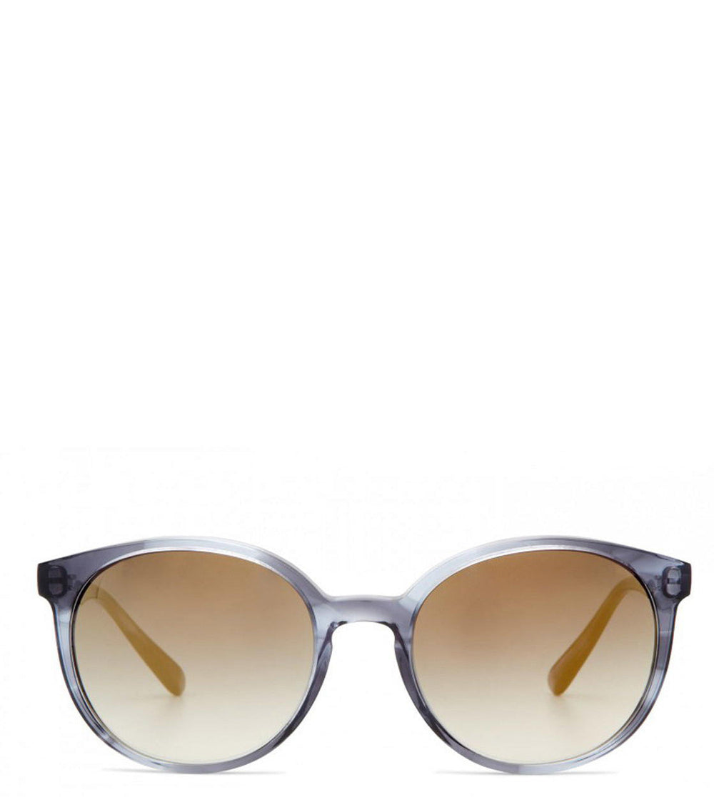 Viu X Malaikaraiss Sunglasses Diva blue blurred lines/black gold mirror