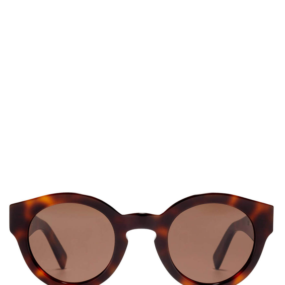 Viu x AA Sunglasses Haalo cherrywood shiny brown