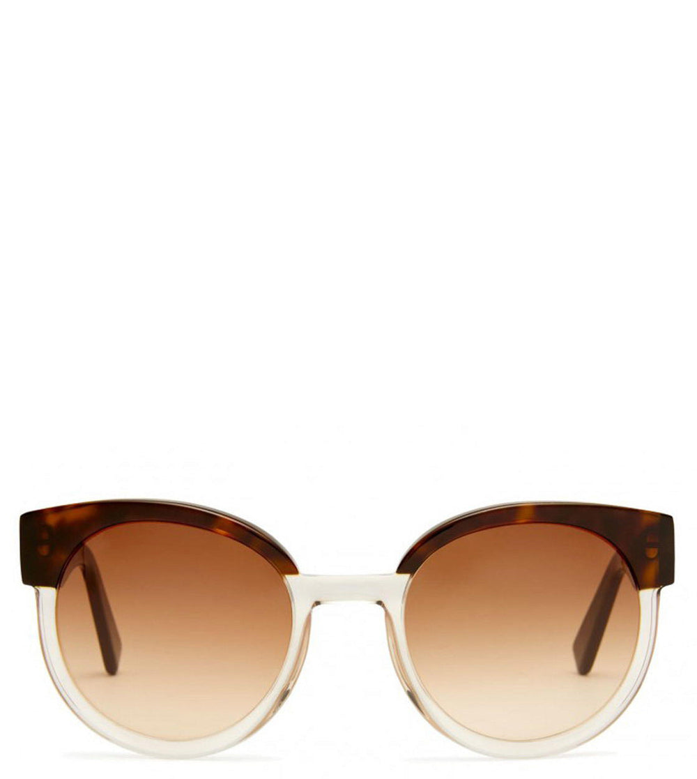 Viu x House of Dagmar Sunglasses Greta dark havana ice shiny