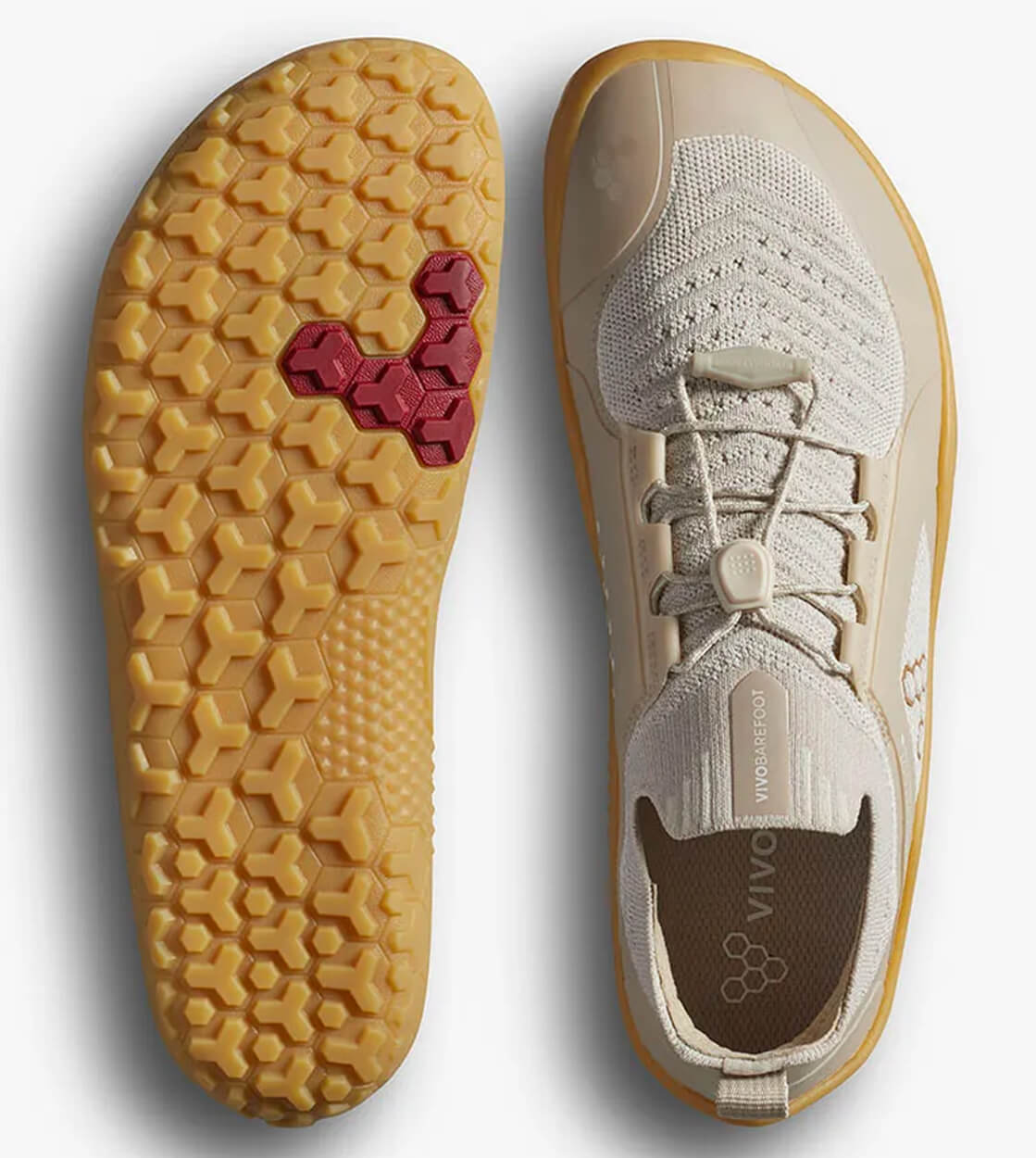 Vivo Shoes Primus Trail Knit FG beige peyote