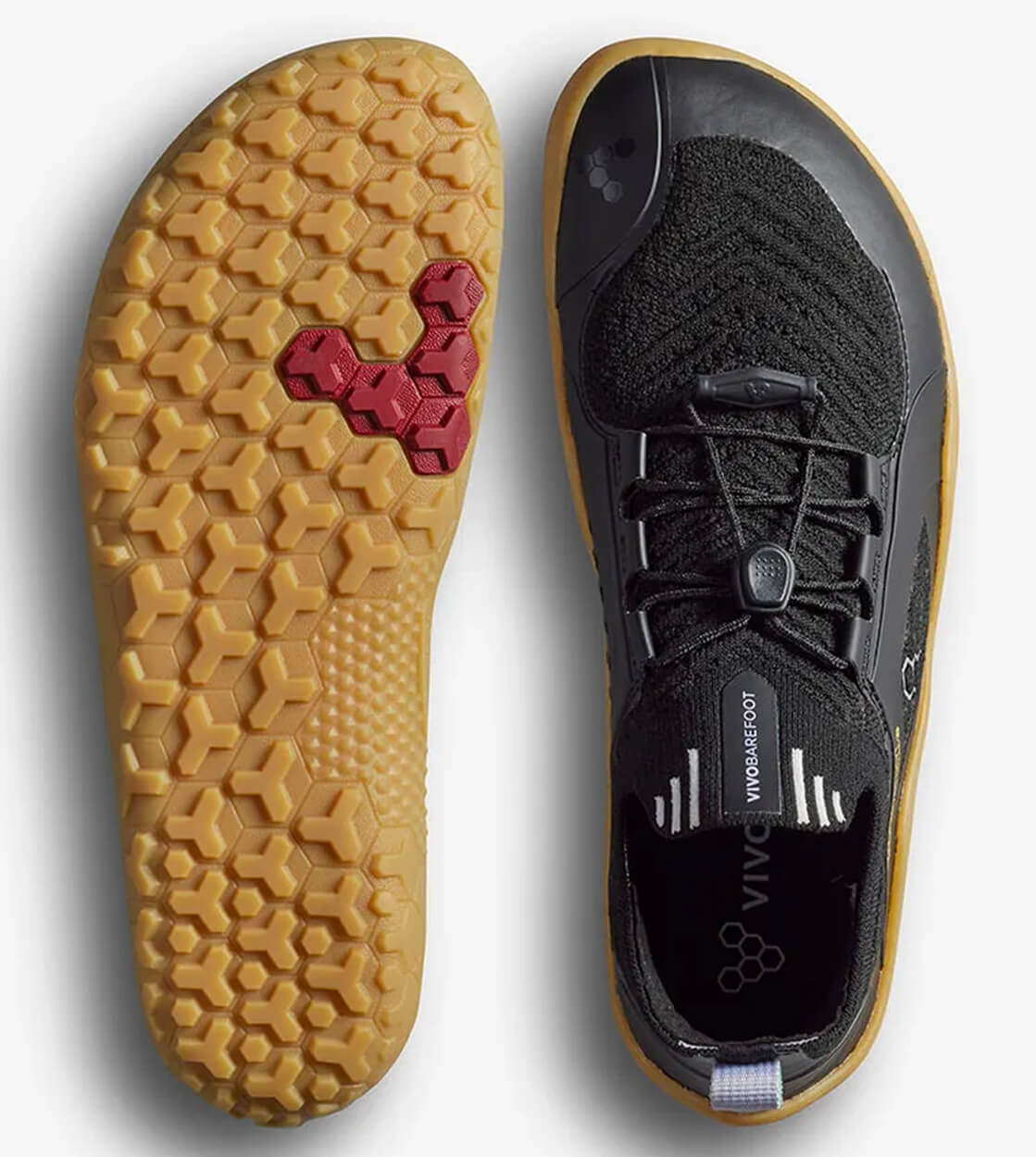 Vivo Shoes Primus Trail Knit FG black eclipse purple heather