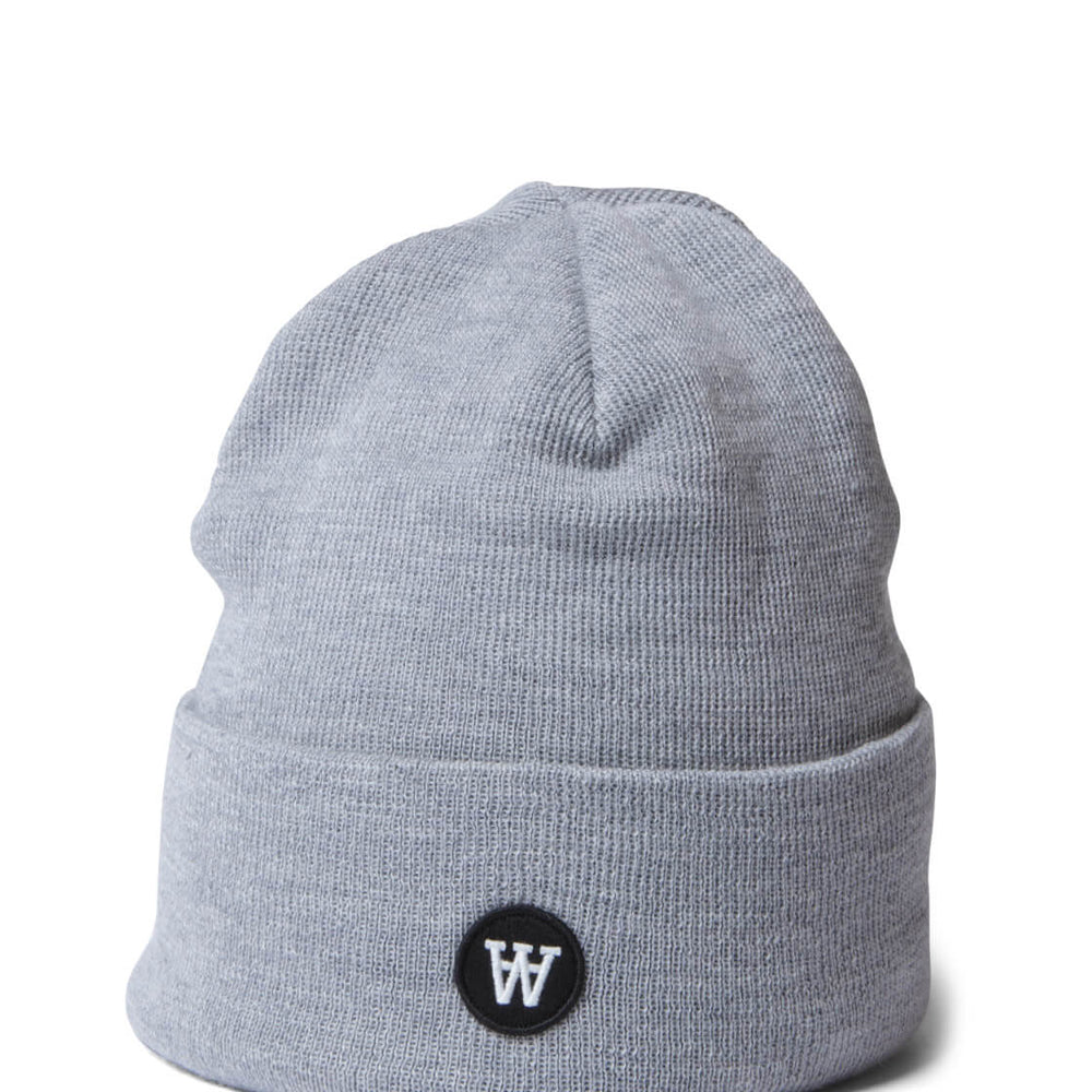 Wood Wood Beanie Gerald AA Tall grey melange