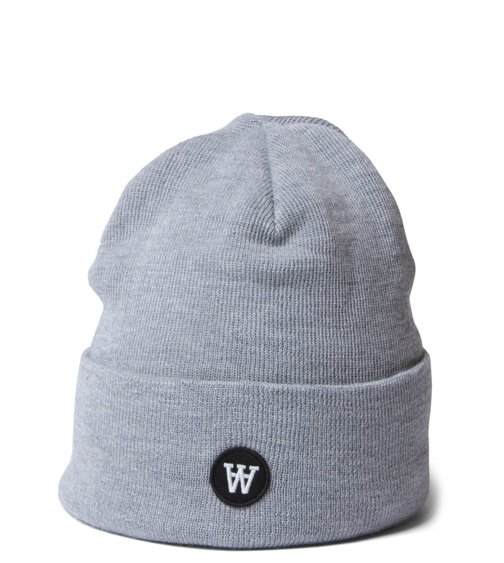 Wood Wood Beanie Gerald AA Tall grey melange